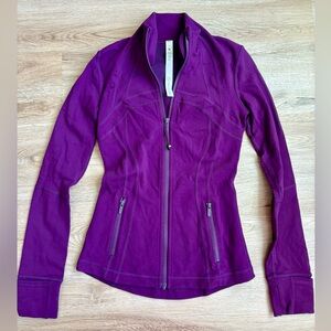 Lululemon Define Jacket Luon Purple Size 2 Full Zip